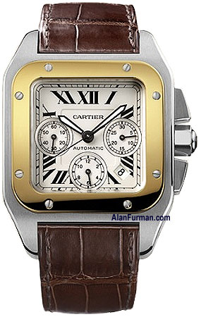 Réplica de Relógio Cartier Santos 100
