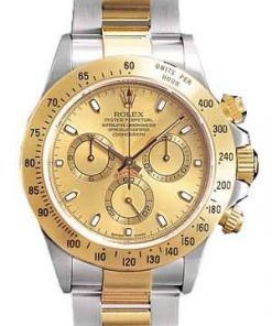 Réplica de Relógios Rolex Daytona Dourado Prata