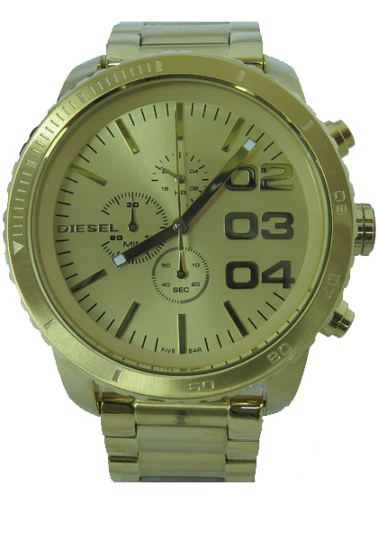 Réplica de Relógio Diesel Dz5302 Dourado
