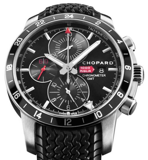 Réplica de Relógio Chopard Mille Miglia Chrono Gmt Black