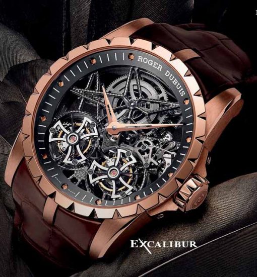 Réplica de Relógio Roger Dubuis Excalibur Turbilon Esquelette-0