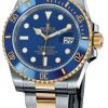 Relógio Rolex Submariner Blue Gold
