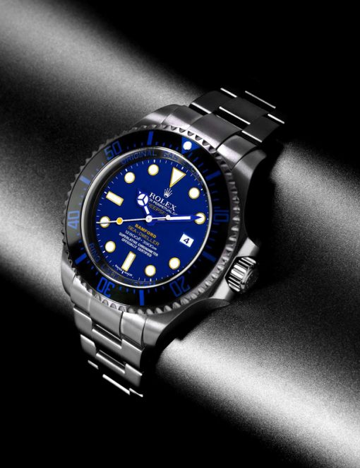 Réplica de Relógio Rolex Seadweller Azul Bamford