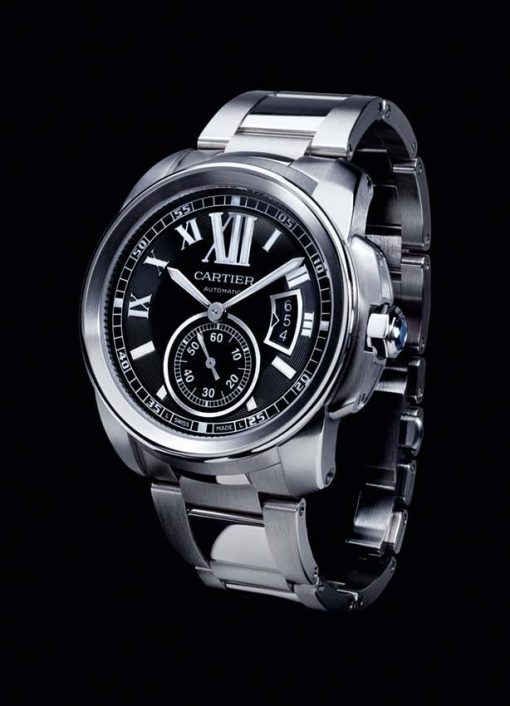 Relógio Réplica Cartier Calibre Aço-0