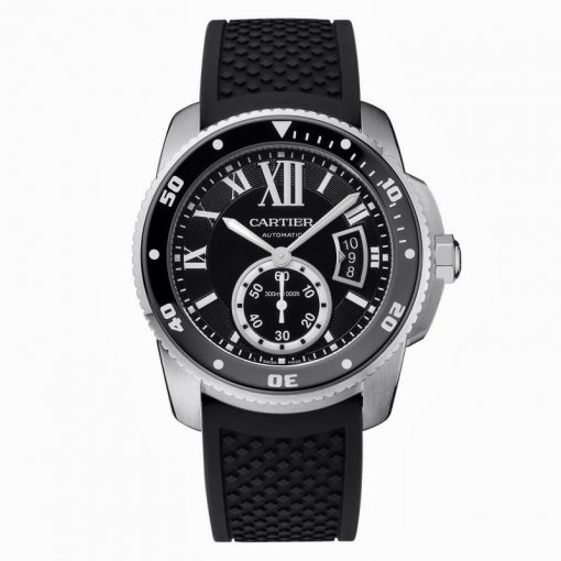 Réplica de Relógio Cartier Calibre Diver Black