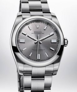 Réplica de Relógio Rolex Oyster Perpetual Gray-0
