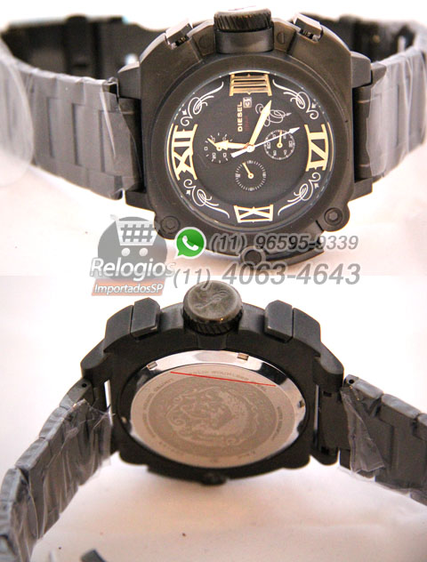 Réplica de Relógio Diesel Batman All Black Aço ( PROMOÇÃO )-2563