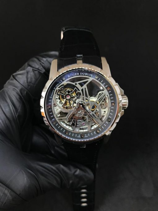 Réplica de Relógio Roger Dubuis excalibur turbilon esquelette-0