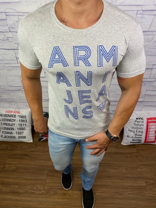Camiseta Armani Cinza-0
