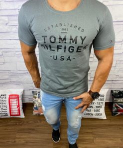 Camiseta Tommy Cinza-0