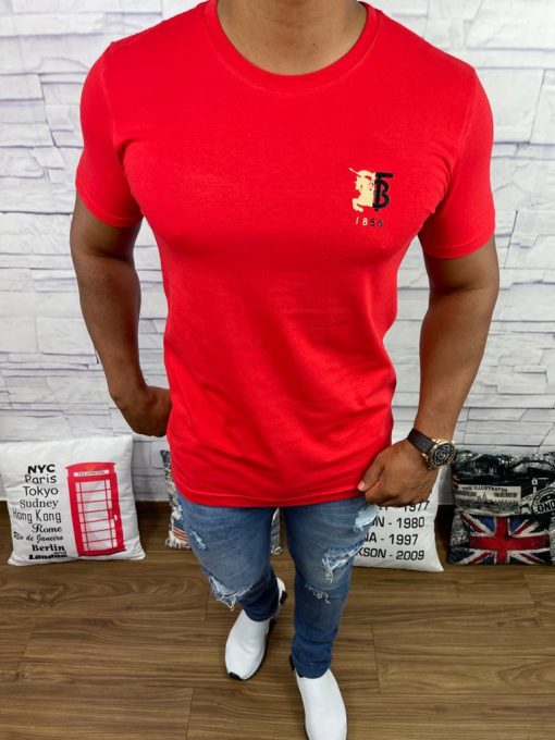 Camiseta Burberry Vermelho-0