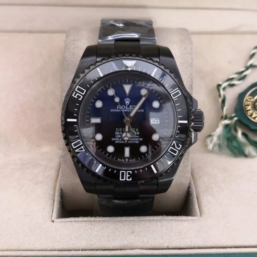 Réplica de Relógio Rolex Deapsea - SEA-DEWELLER Preto 4