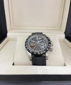 Réplica de Relógio Rolex Daytona La Montoya Artisans De Genève - Borracha 2