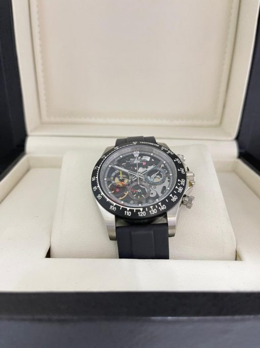 Réplica de Relógio Rolex Daytona La Montoya Artisans De Genève - Borracha 2