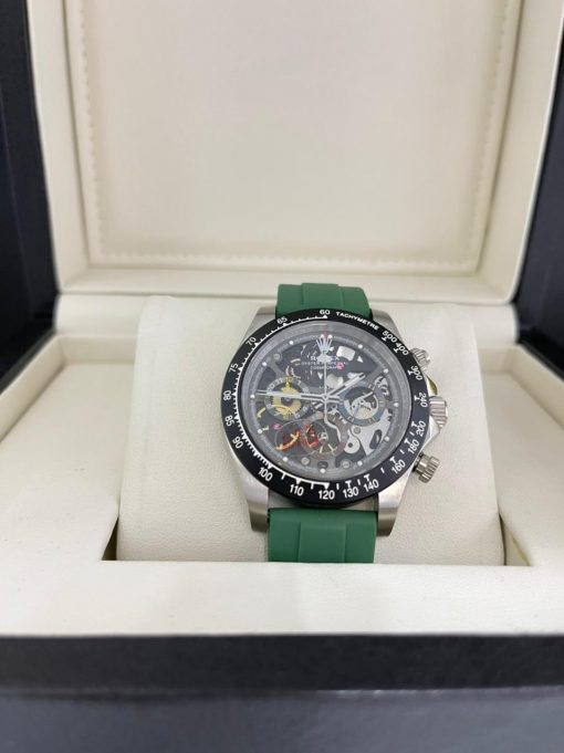 Réplica de Relógio Rolex Daytona La Montoya Artisans De Genève - Borracha