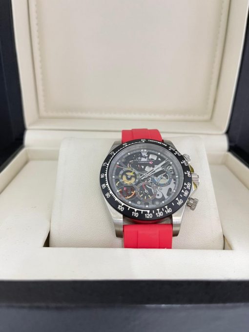 Réplica de Relógio Rolex Daytona La Montoya Artisans De Genève - Borracha 3